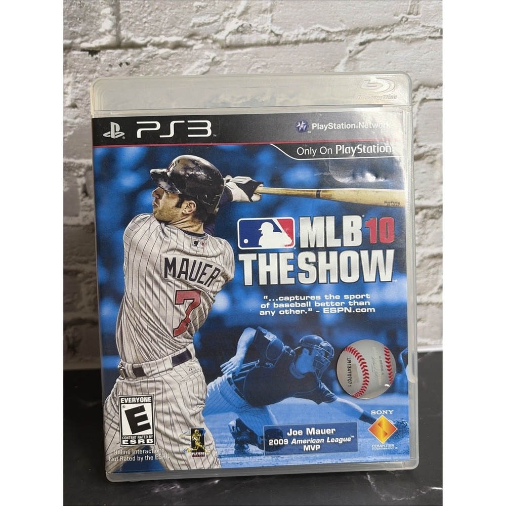 MLB 10 The Show Sony PlayStation 3 2010 PS3 Baseball Game CIB BCUS-98207